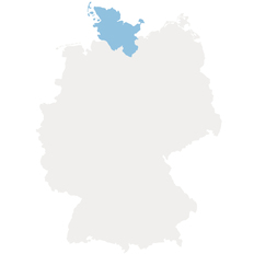 Landesumriss Schleswig-Holstein