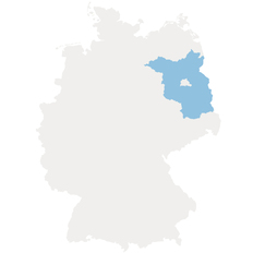 Landesumriss Brandenburg
