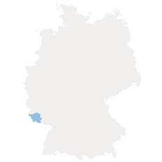 Landesumriss Saarland