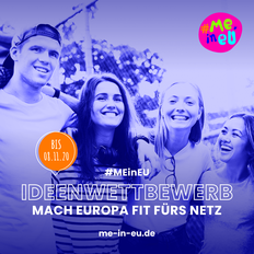 Aufruf zur Beteiligung am Ideenwettbewerb "Mach Europa fit fürs Netz"
