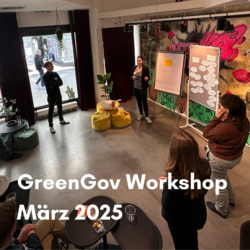 GreenGov Workshop März 2025