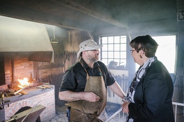 Ministerin Birgit Honé besucht das Museumsdorf Cloppenburg