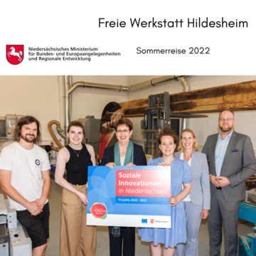 Regionalministerin Birgit Honé besucht die freie Werkstatt Hildesheim