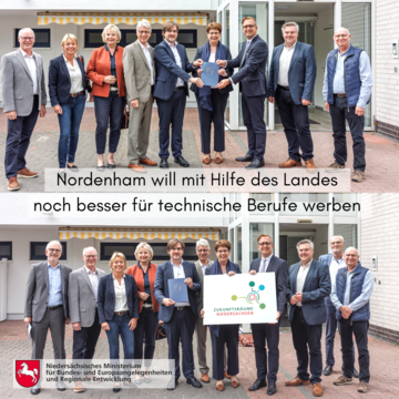 Regionalministerin Birgit Honé besucht Oldenburg