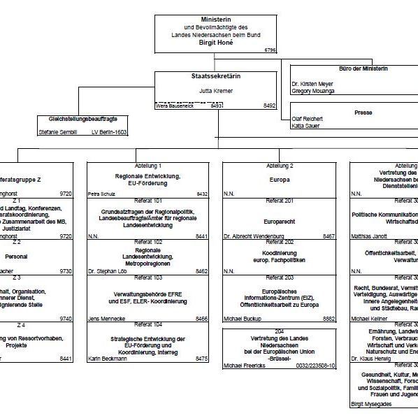 Organisationsplan