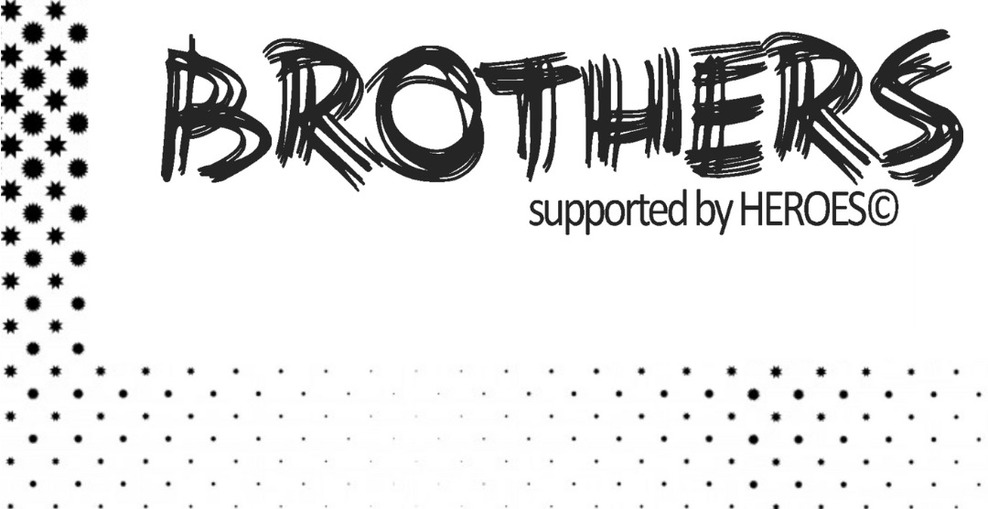 Das Bild zeigt das Wort Brothers in schwarzen Großbuchstaben